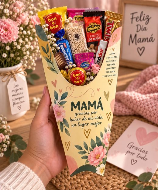 Regalo terminado para Día de la Madre