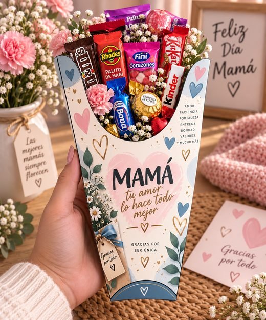 Regalo terminado para Día de la Madre